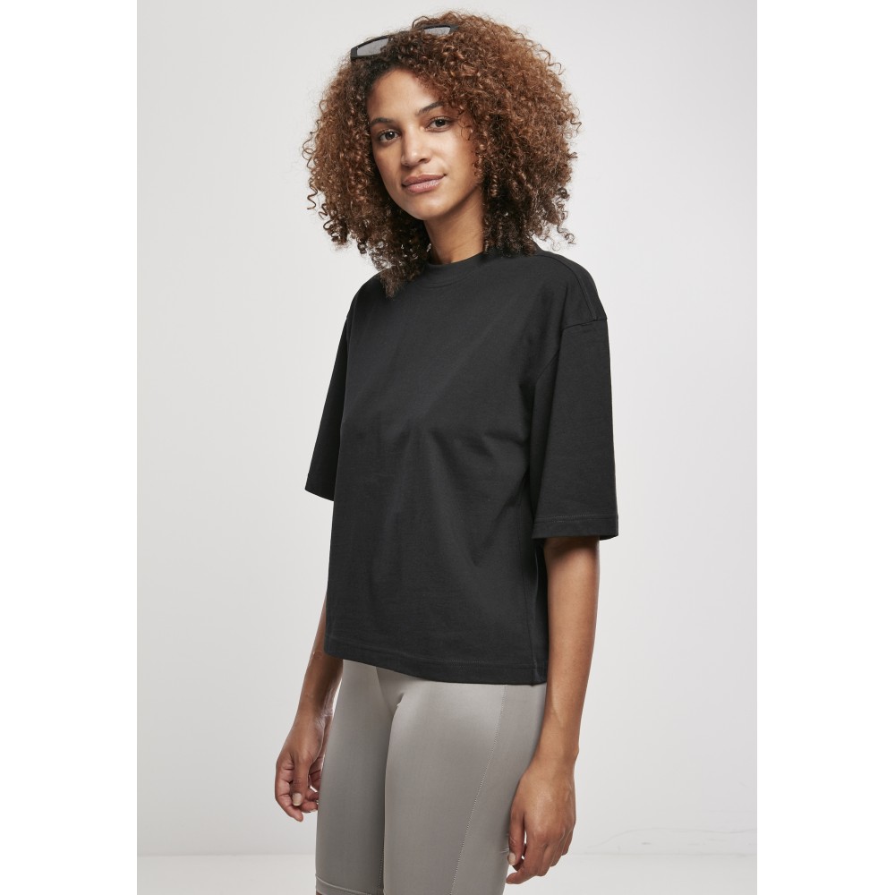 Urban Classics - Organic Oversized Damen TShirt - Schwarz
